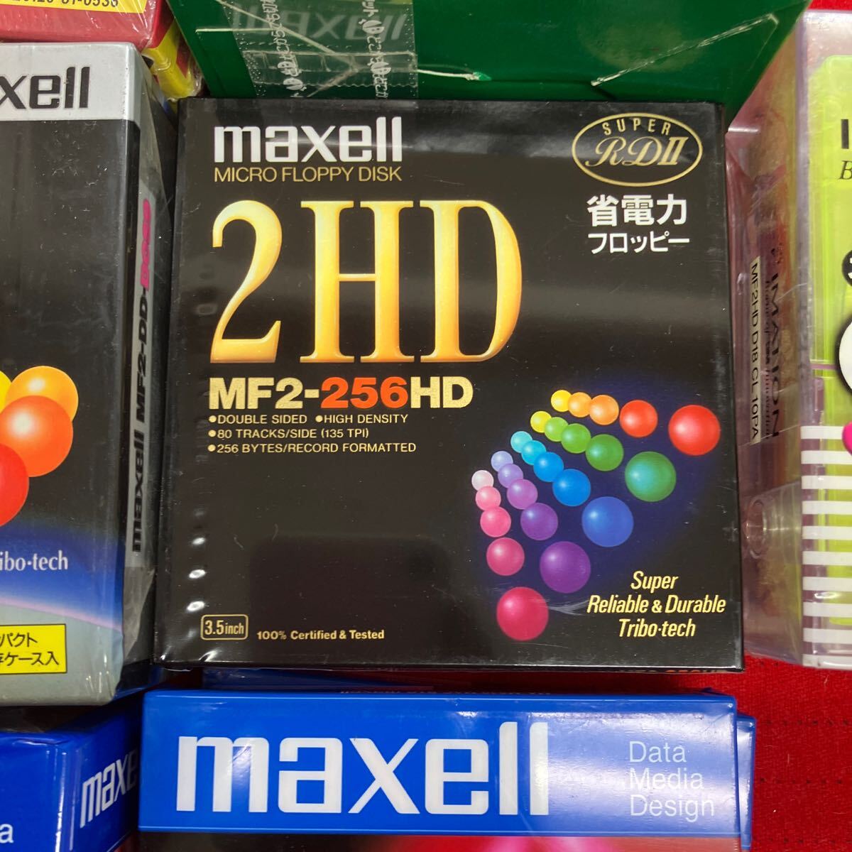 [maxell floppy disk 10 piece set ]MF2 unopened goods set sale [A9-4]0501