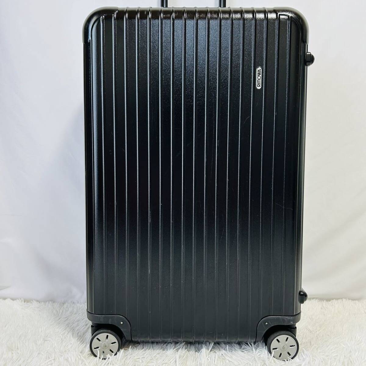 【美品】リモワ RIMOWA サルサ SALSA 82L 4輪　スーツケース キャリーケース TSAロック マットブラック 大容量　871.70 キャビン_画像1