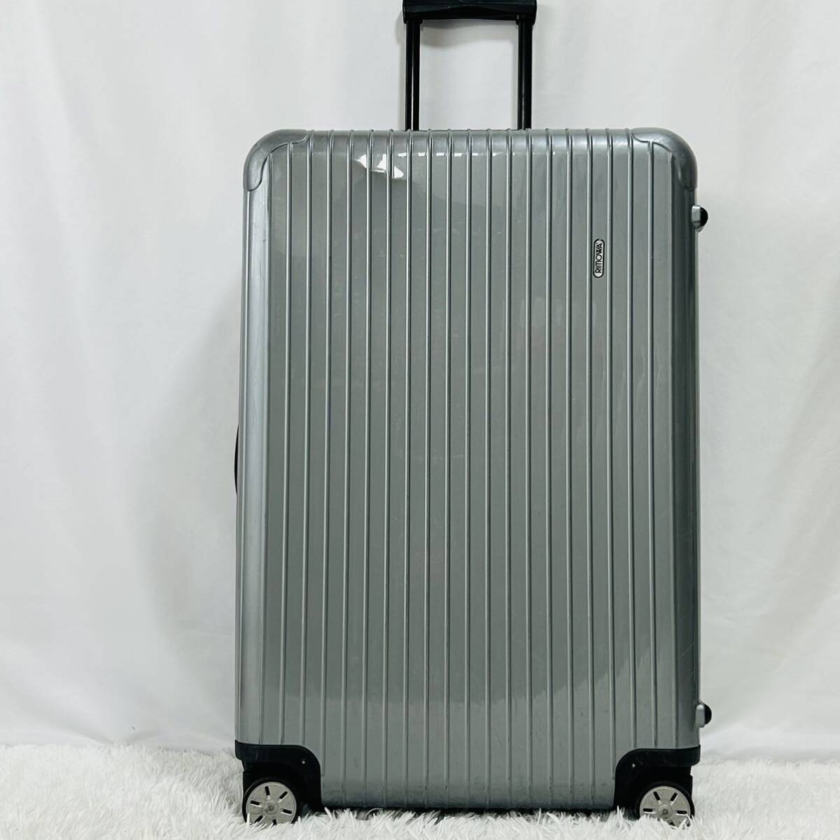 リモワ RIMOWA サルサ 104L 4輪　シルバー スーツケース キャリーケース TSAロック マルチホイール 876.77 大容量_画像1