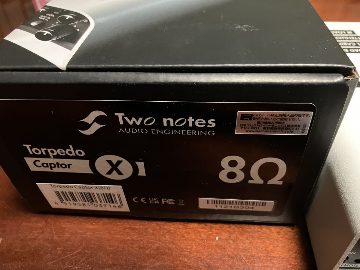 Two notes Torpedo Captor X 8Ω 美品_画像4