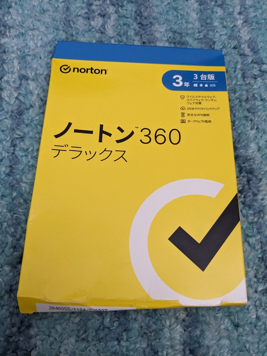 0605u1134　ノートンライフロック ノートン 360 デラックス 3年3台版