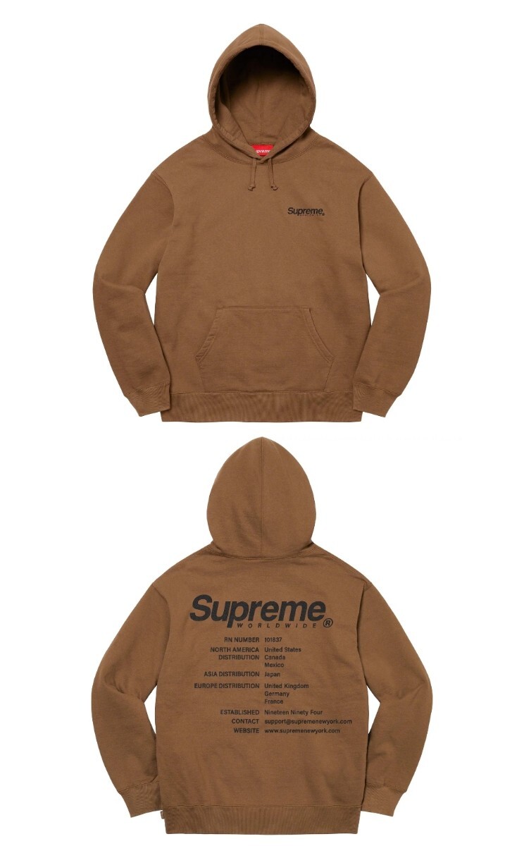 Supreme Worldwide Hooded Sweatshirt_画像1