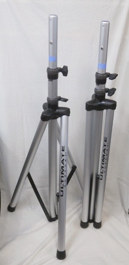  speaker stand 2 legs pair ULTIMATE TS-80S tripod type aluminium silver Ultimate 