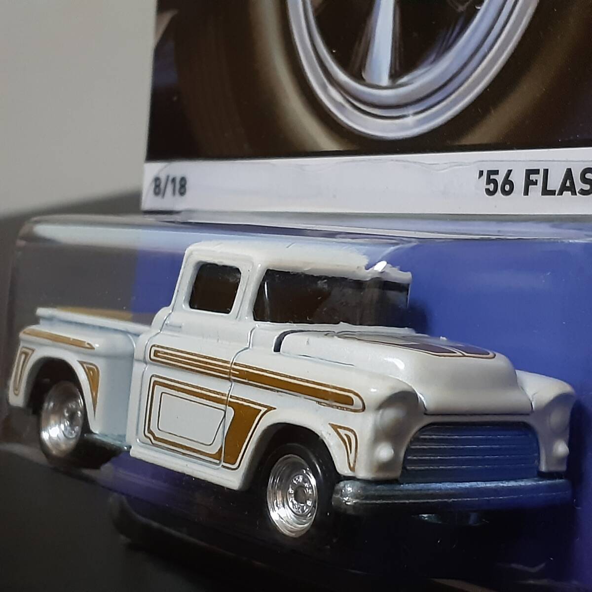 HOT WHeeLs 56 FLASHSIDER 白 フォード ピックアップ ミニカー LIMITED SHOP TRUCK PICKUP LOWDOWN RealRiders 限定 ホットウィール_画像5