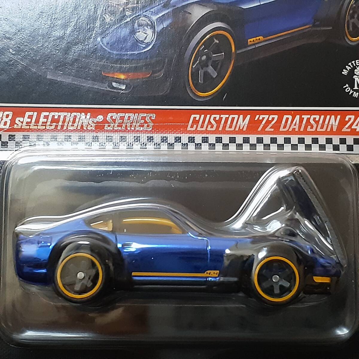 HOT WHeeLs DATSUN CUSTOM 240Z ダットサン フェアレディ ミニカー RLC レッドラインクラブ 限定 GReddy ロケットバニー ホットウィール_黄色のロールゲージが入っています。