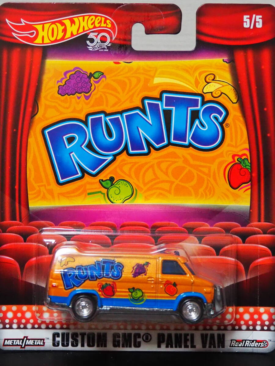 HOTWHeeLs GMC PANEL VAN RUNTS パネルバン ミニカー Nestle Wonka Candy Runts ネスレ ウォンカ キャンディー 限定LIMITED ホットウィール_画像1