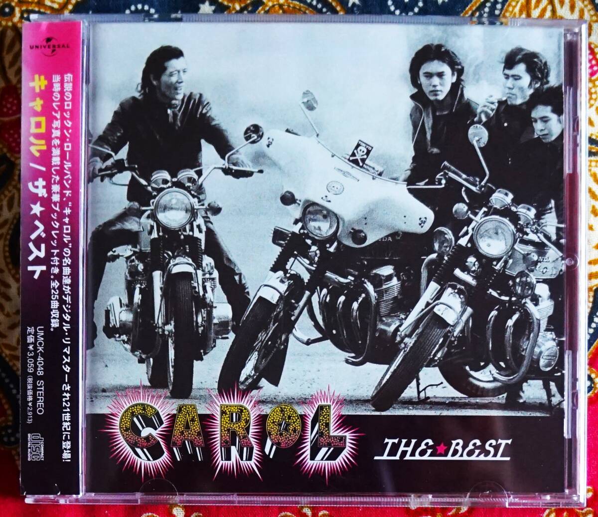 【帯付CD】キャロル / ザ ベスト CAROL →リマスター盤・矢沢永吉・ジョニー大倉・ファンキー モンキー ベイビー・涙のテディ ボーイ_画像1