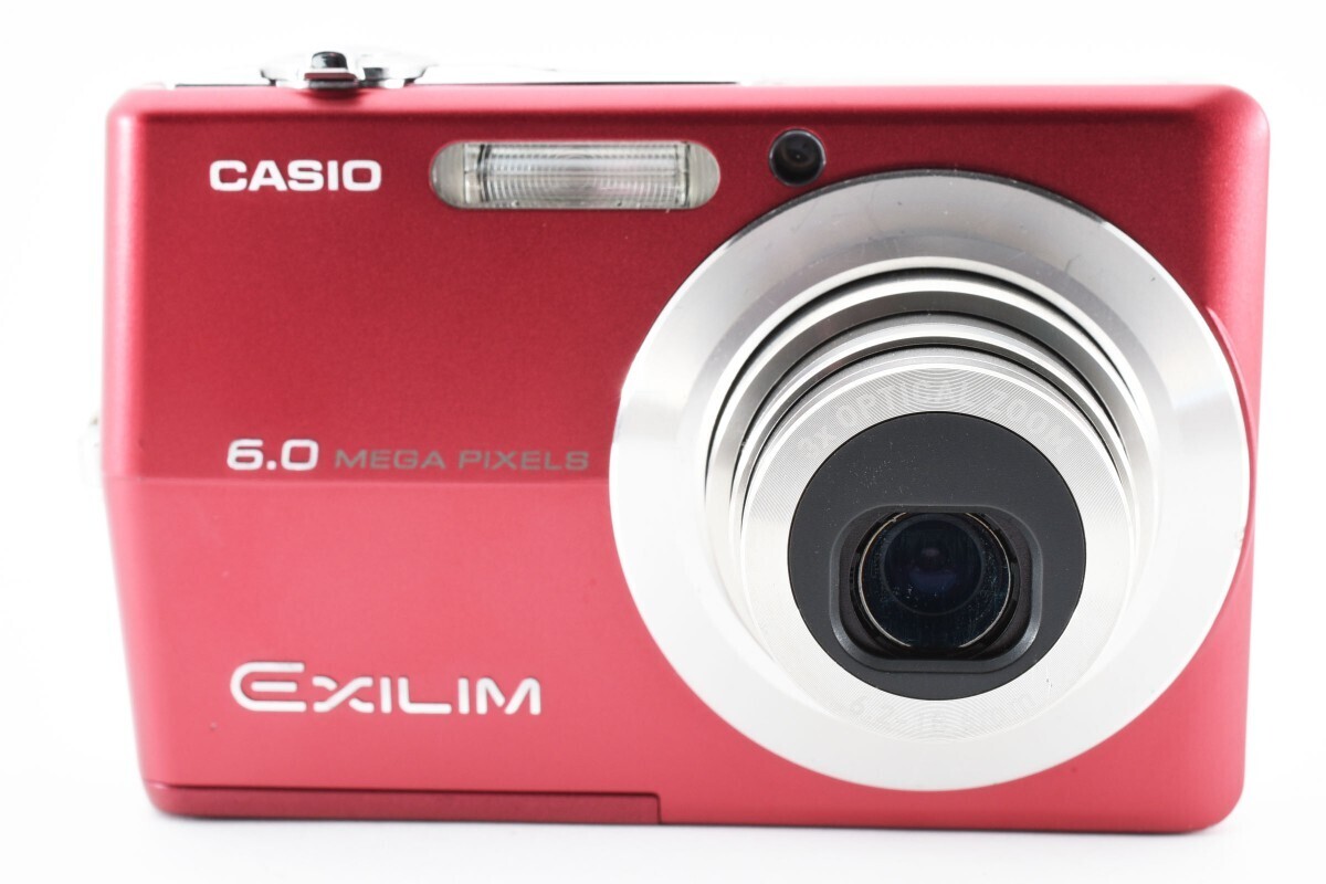 【元箱付き】 CASIO カシオ EXILIM EX-Z600 RD コンパクトデジタルカメラ デジカメ エクシリム レッド 赤の画像2
