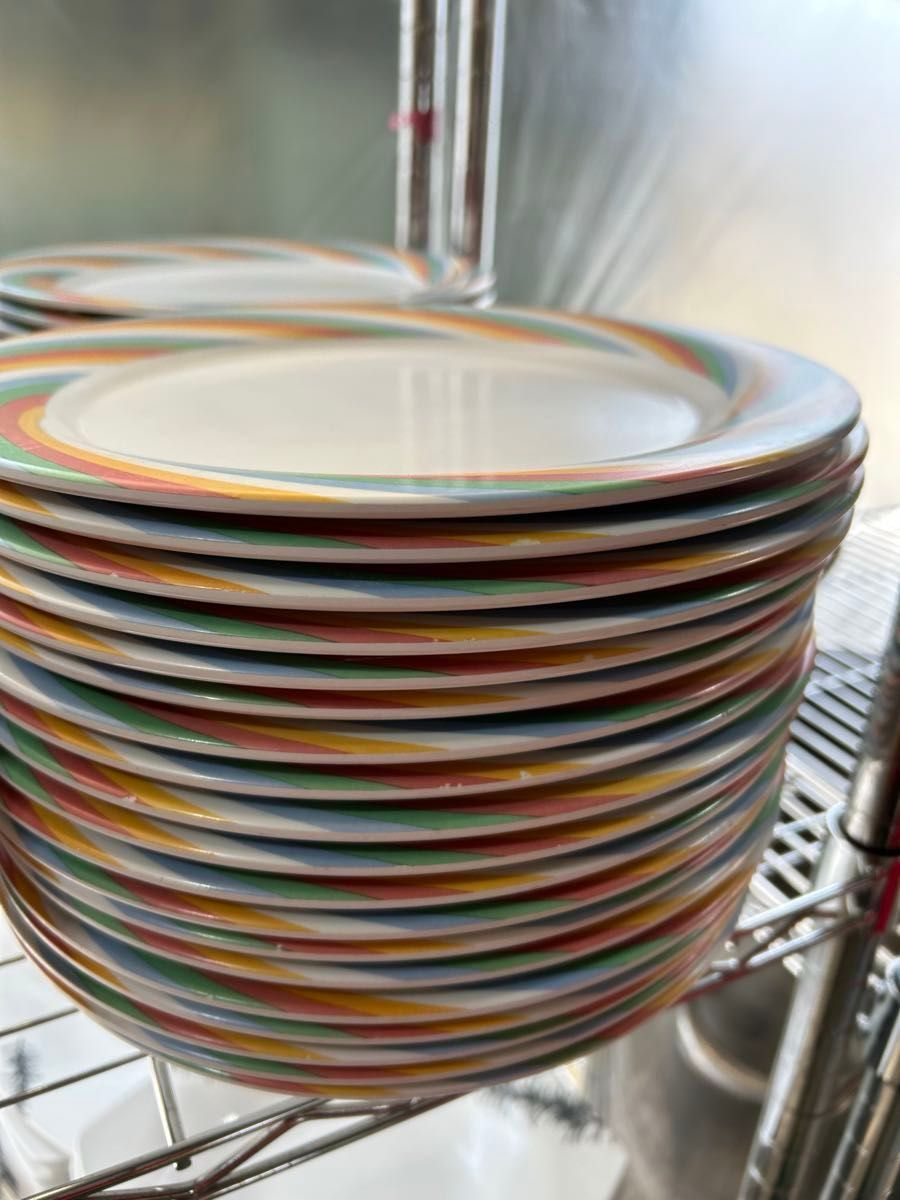 丸皿　メラミン食器　10枚セット