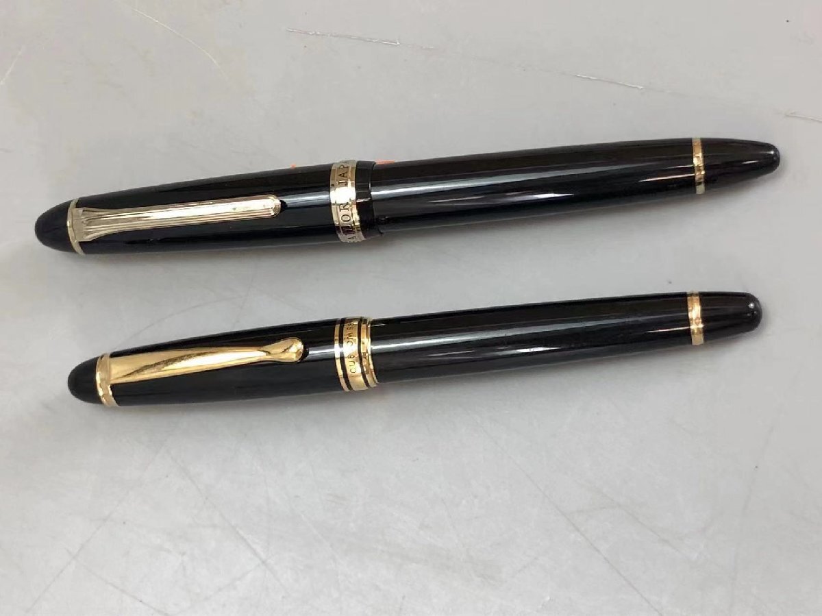 M0320 SAILOR セーラー PILOT パイロット 万年筆 2点 JAPAN PROFIT CUSTOM98 ペン先 21k 14k 585 文房具 筆記用具_画像3