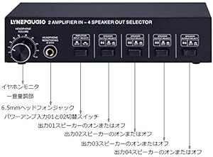 Hydra Ace 2 in 4 out パッシブ パワーアンプ オーディオ スイッチャー スピーカー セレクター スイッチボック_画像5