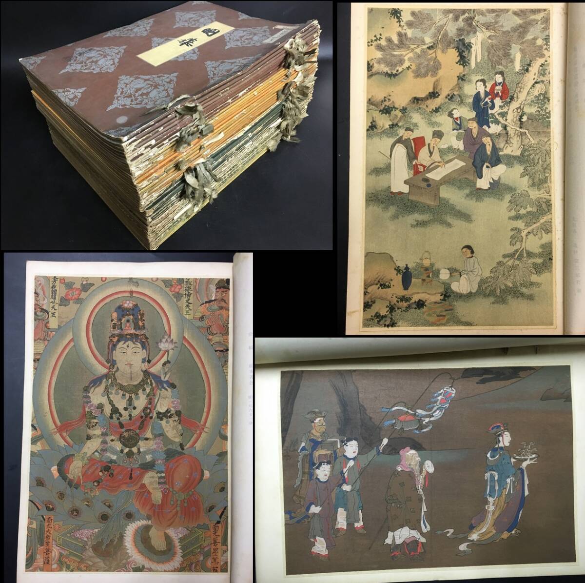 10) war front all pcs. color . woodblock print entering [ country .47 pcs. (401~450 number. inside ) Taisho 13 year ~ Orient old fine art ] inspection national treasure hill . heaven heart light .. one ... writing .. large . ukiyoe 