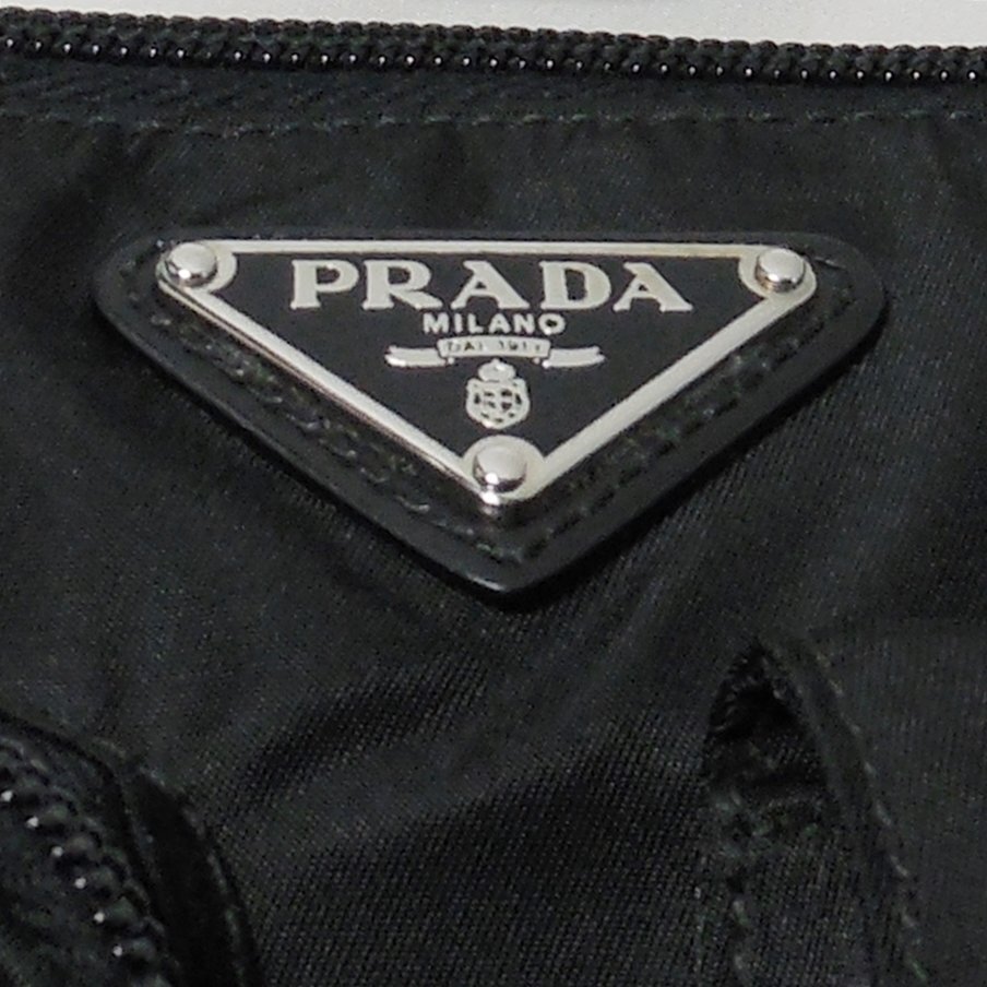 1円スタート プラダ ウエストポーチ テスート ブラック BM0010 PRADA_画像2