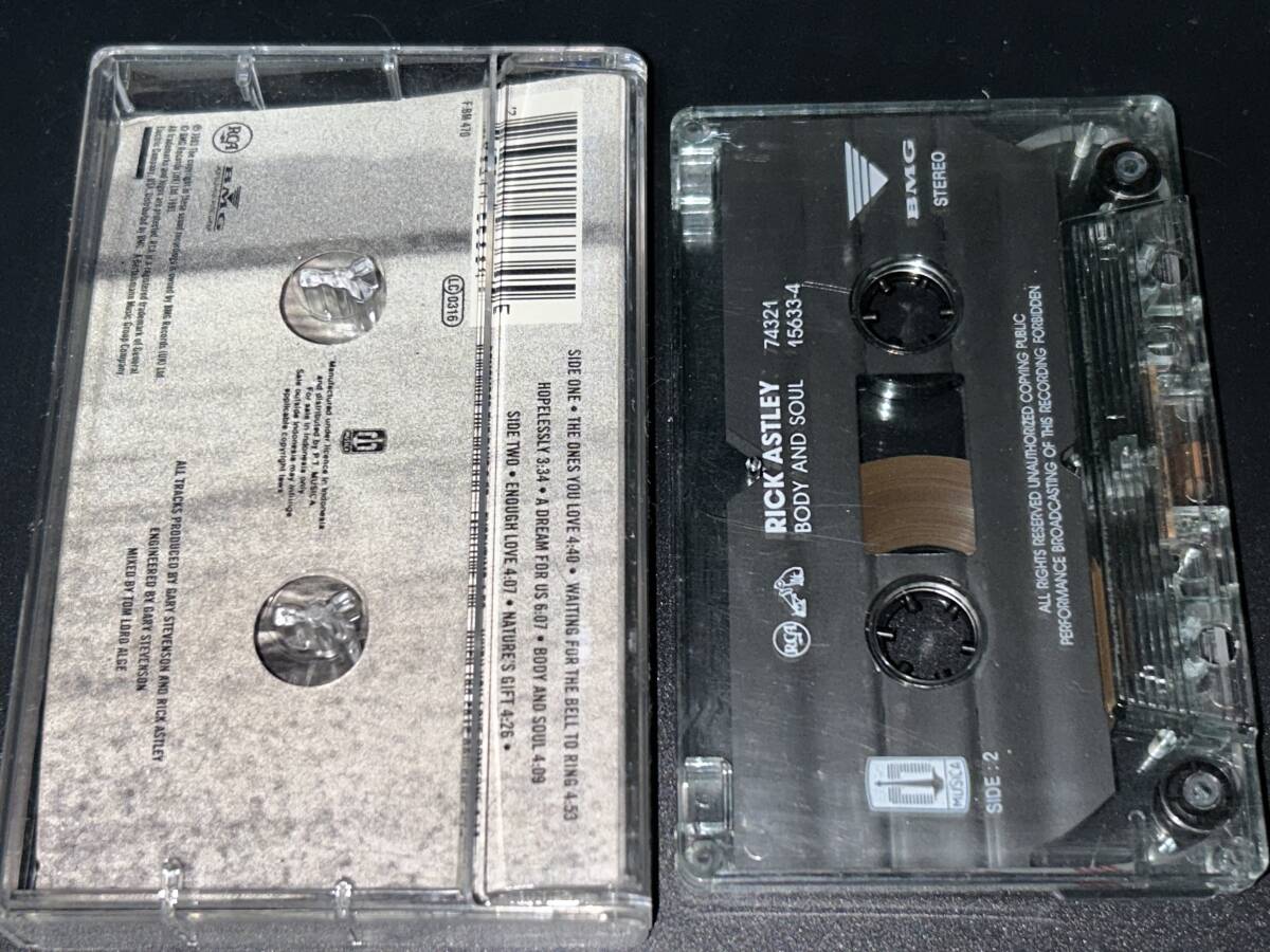 Rick Astley / Body & Soul 輸入カセットテープの画像2