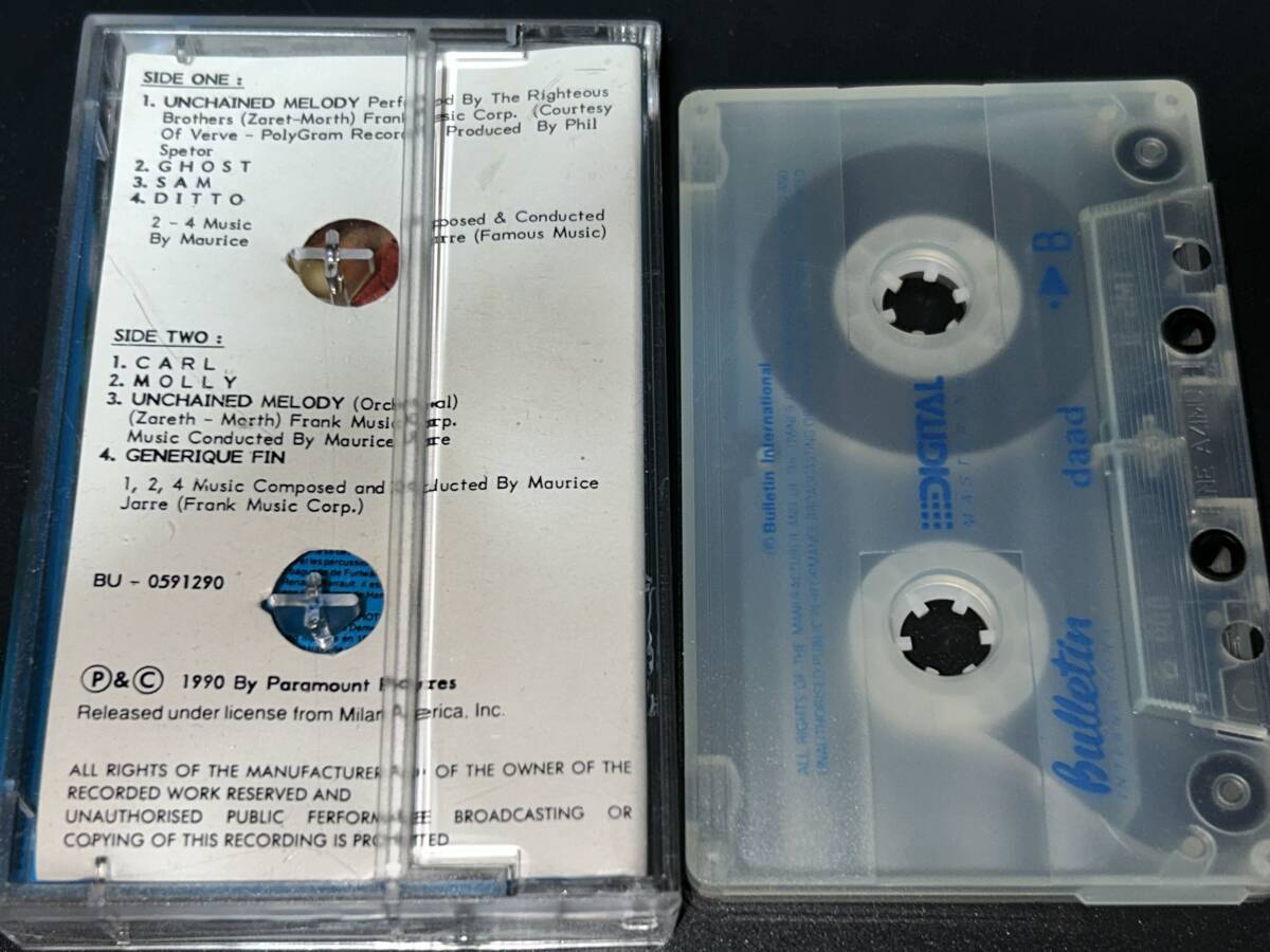 Ghost サウンドトラック 輸入カセットテープの画像2