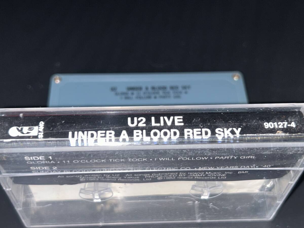 U2 / Live - Under A Blood Red Sky 輸入カセットテープの画像3
