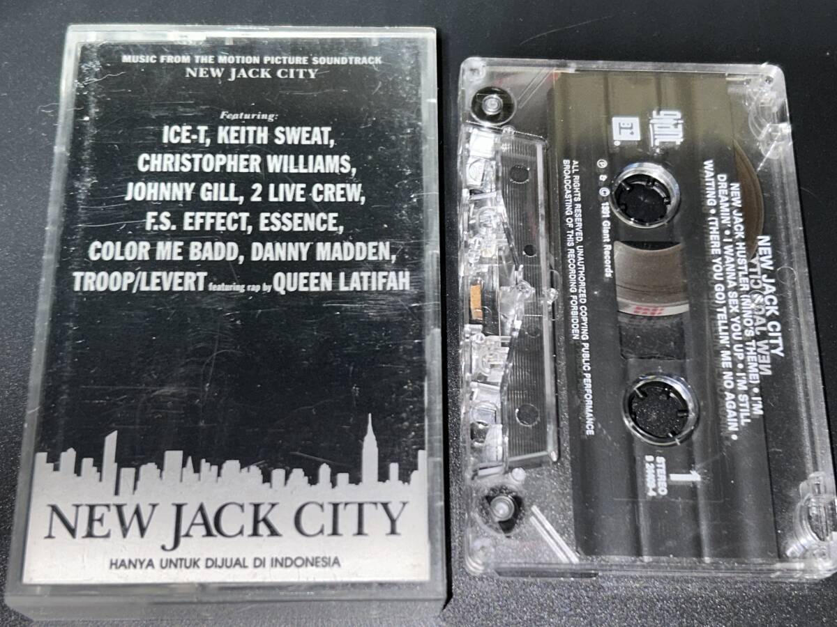 New Jack City サウンドトラック　輸入カセットテープ