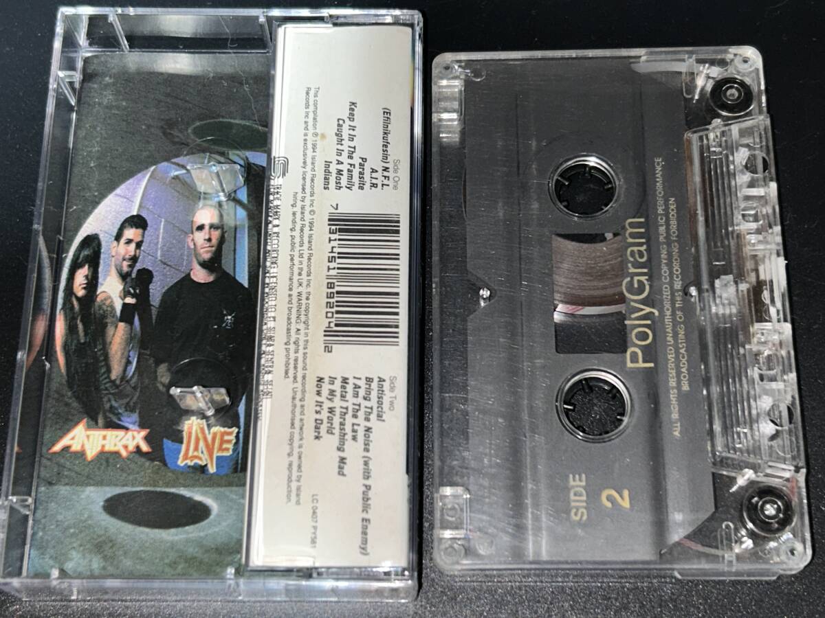 Anthrax / Live - The Island Years импорт кассетная лента 
