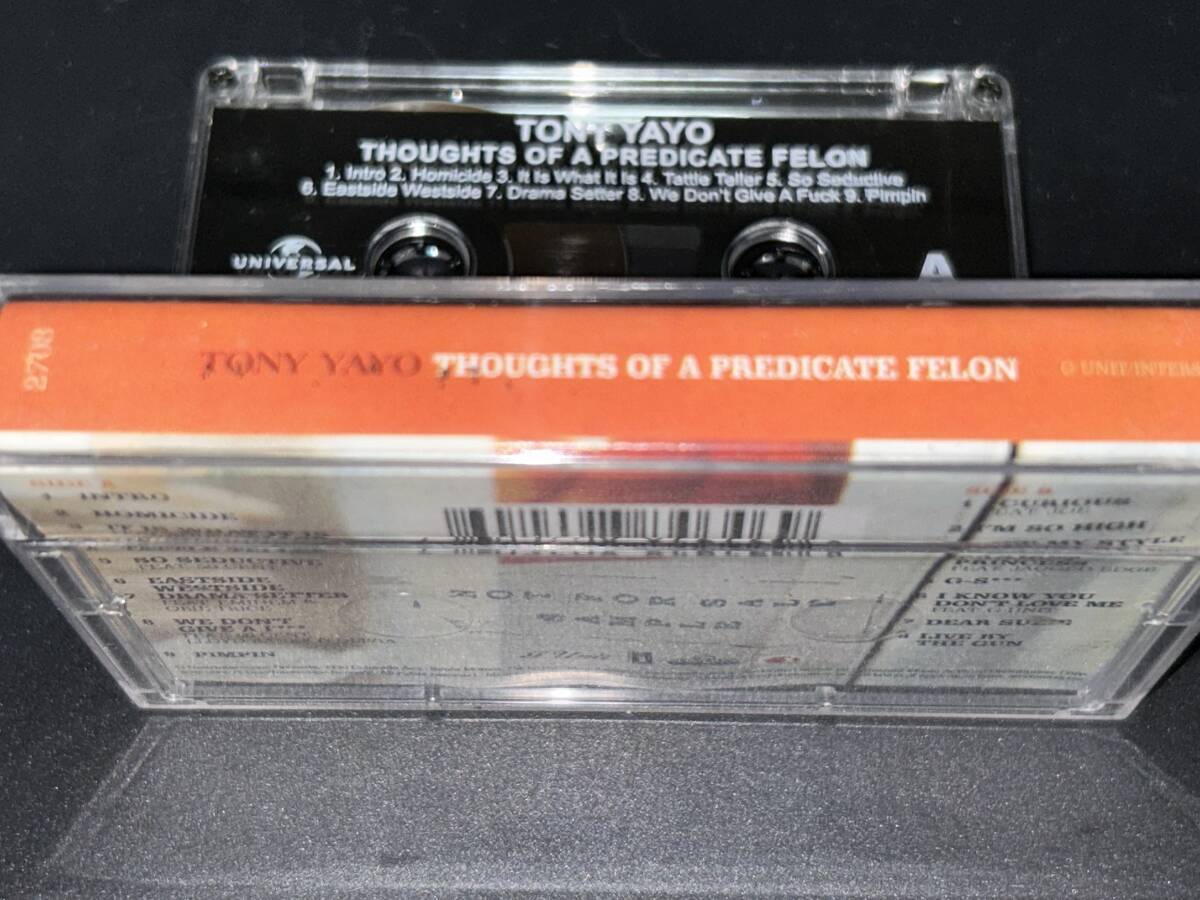 Tony Yayo / Thoughts Of A Predicate Felon import cassette tape 