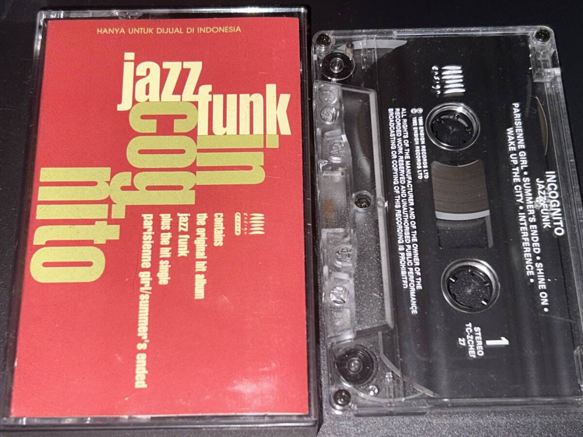 Incognito / Jazz Funk import cassette tape 
