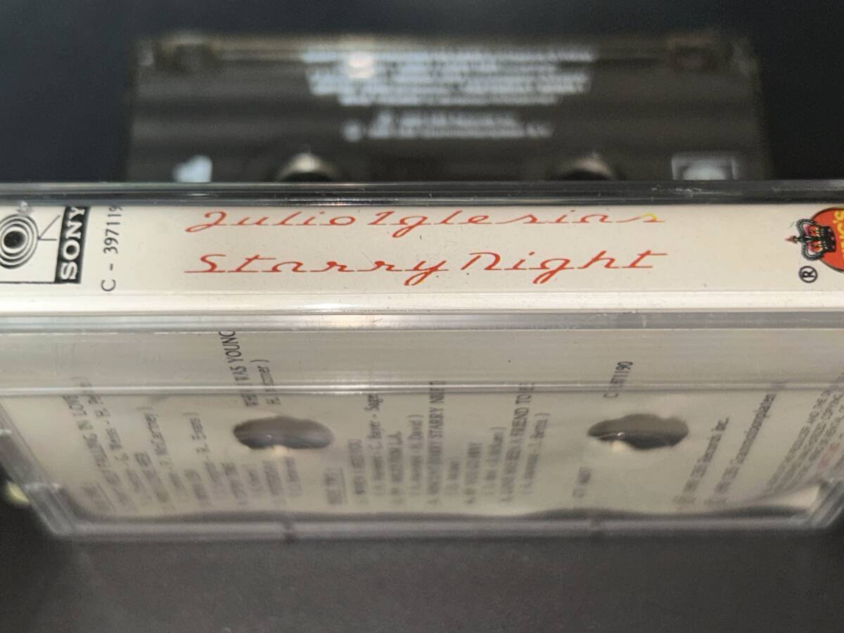 Julio Iglesias / Starry Night import cassette tape 