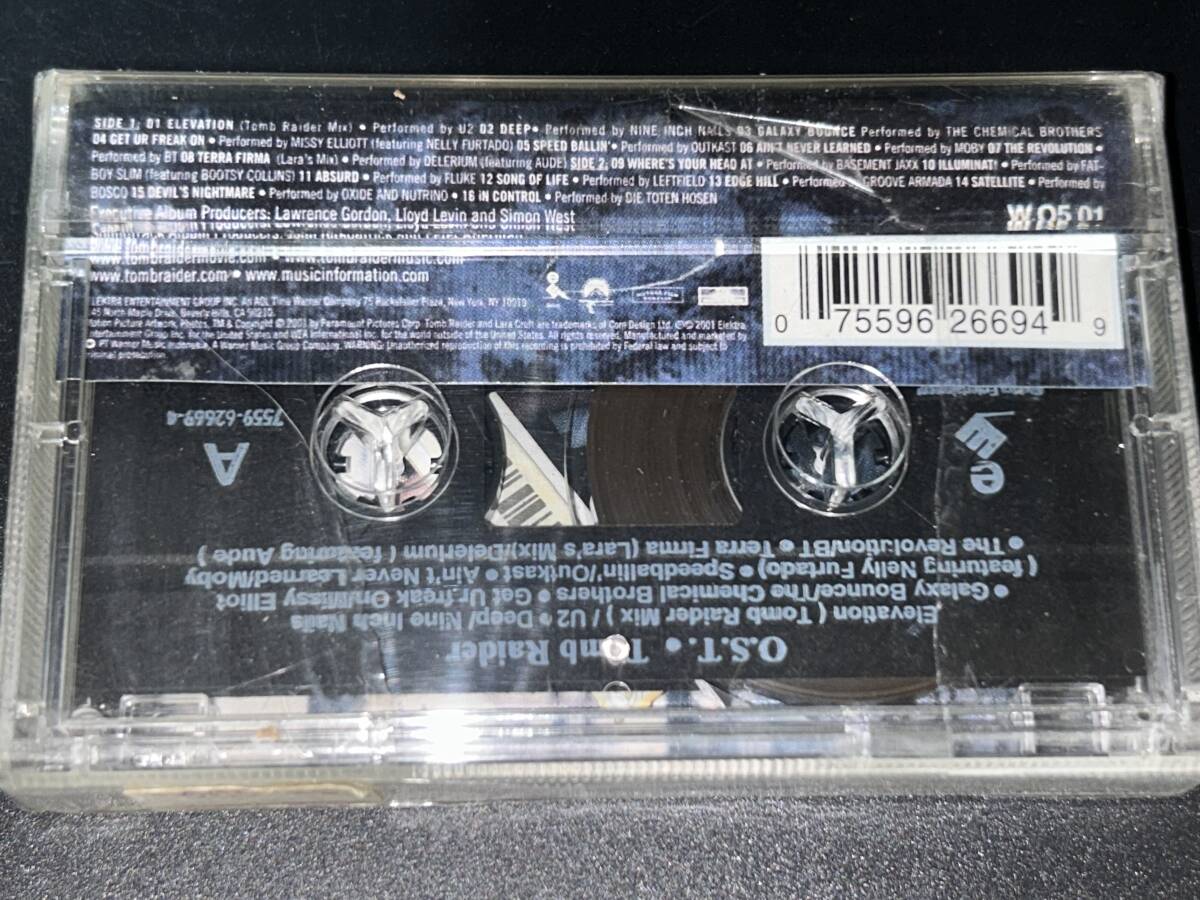 Tomb Raider soundtrack unopened import cassette tape 
