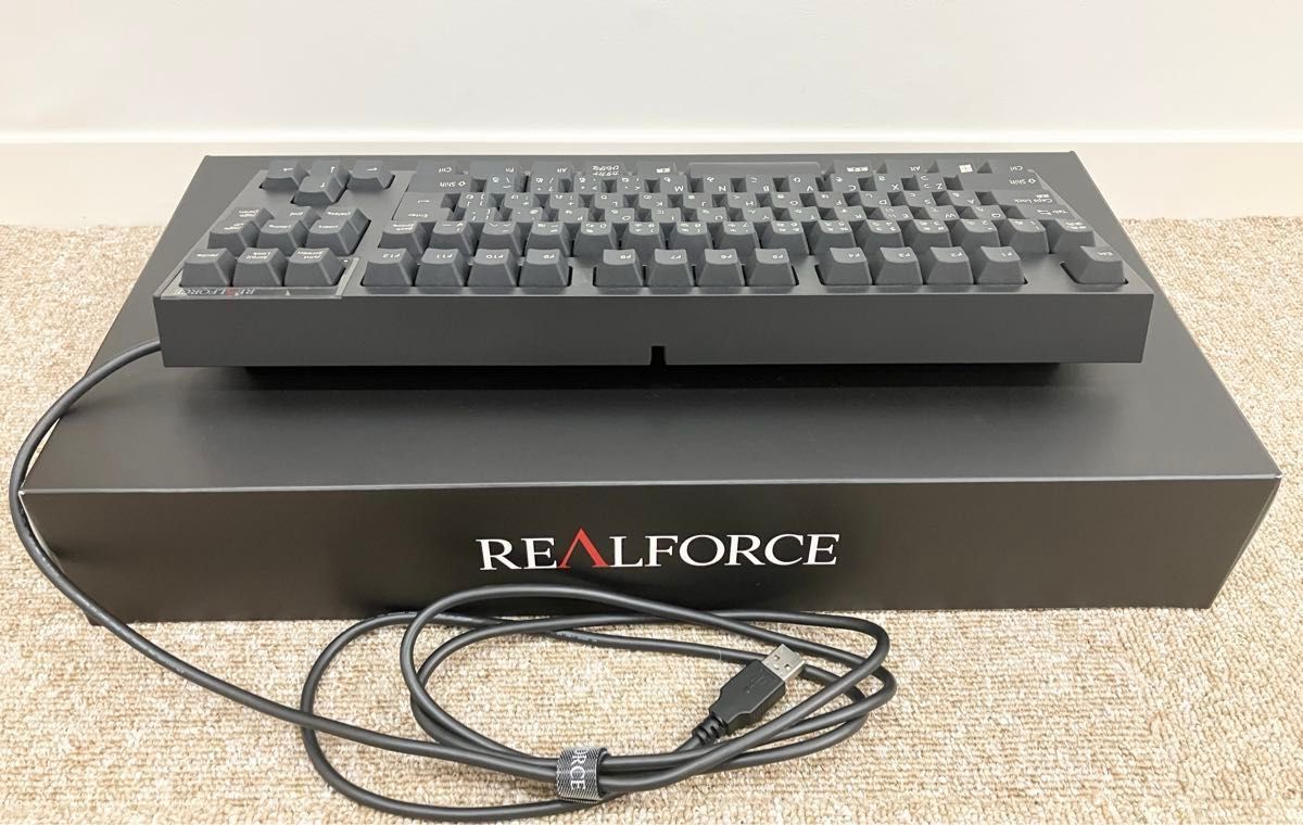 【週末限定値下】REALFORCE R3SC31 東プレ 有線モデル テンキーレスキーボード USB ブラック 日本語配列 R3S