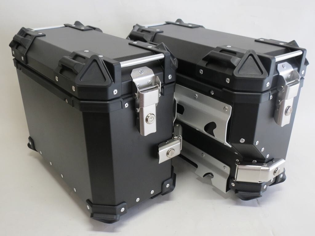 BMW R1200GS 2013- R1250GS 2019- side carrier & side BOX-B&45L rear BOX-B 5 point set black [car-r1200-1-c]