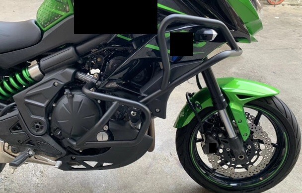 カワサキ Versys 650 エンジンガード フロント　KLE650 Versys650 2015-2019【en-ver650-a】_画像4