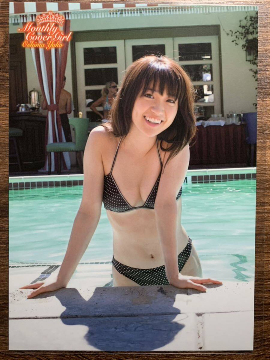 [ толстый ламинирование обработка ] Ooshima Yuuko купальный костюм A4 менять размер журнал вырезки 7 страница ежемесячный entame2010 10[ gravure ]-f13