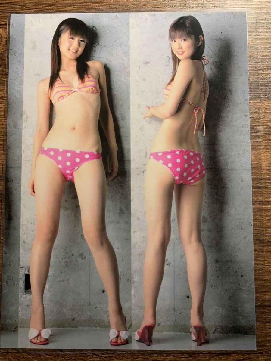 [ thick laminate processing ] Ogura Yuuko swimsuit A4 change size magazine scraps 10 page Scola 2006 NO.492[ gravure ]-g15