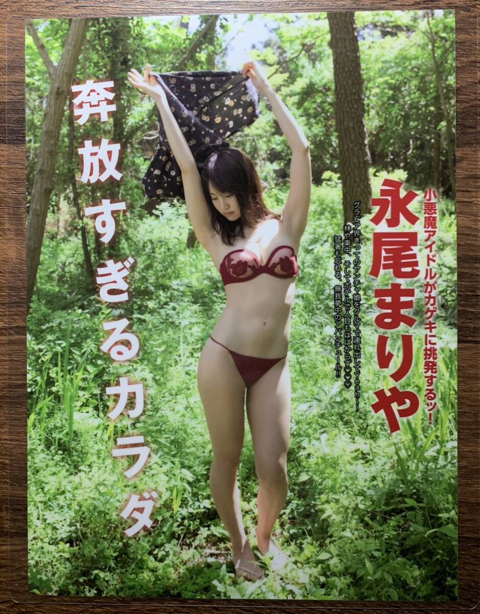 [ thick laminate processing ]. tail . rear swimsuit A4 change size magazine scraps 4 page Friday Dyna my to2018 08 25[ gravure ]-e15