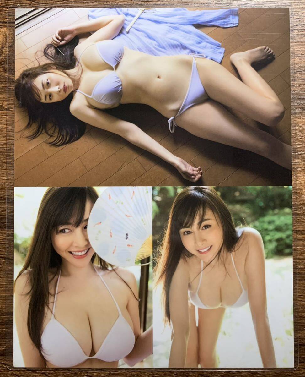 [ thick laminate processing ] Japanese cedar ... swimsuit A4 change size magazine scraps 7 page asa. Secret VOL.47[ gravure ]-g18