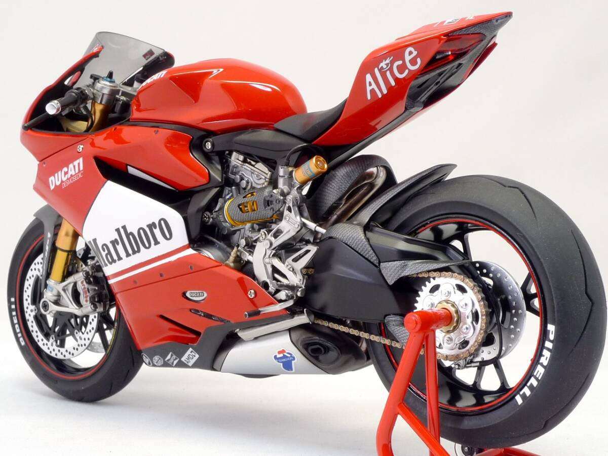  Tamiya *1/12* Ducati 1199paniga-re* спорт пробег specification * custom цвет * конечный продукт 