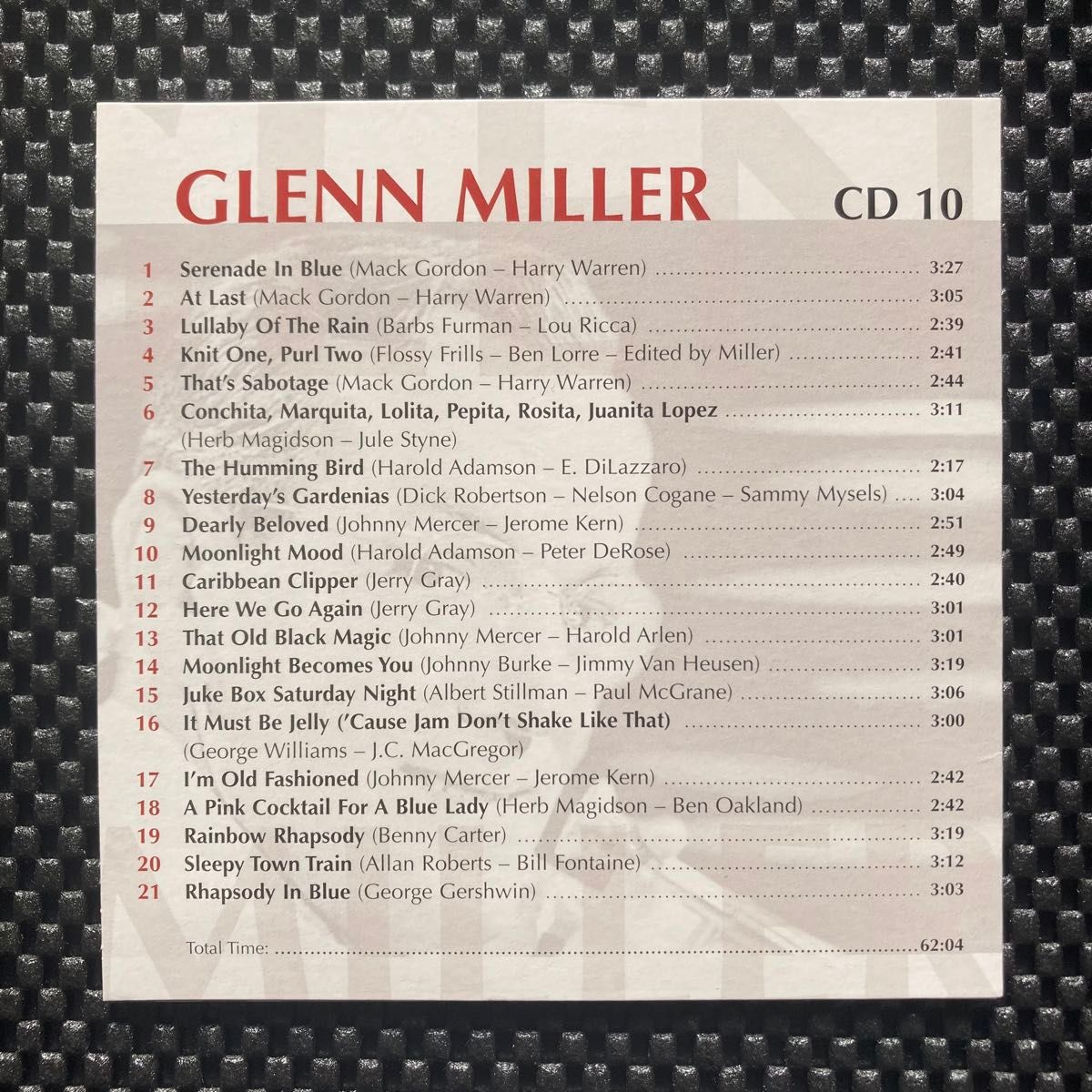 【輸入盤CD】Glenn Miller / In The Mood［10枚組］グレン・ミラー