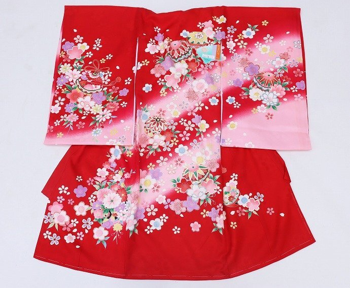 inagoya# child. growth . festival .* new goods [ girl the first put on * production put on ]baby kimono underskirt attaching silk have on possible .. three . unused goods z0516nu