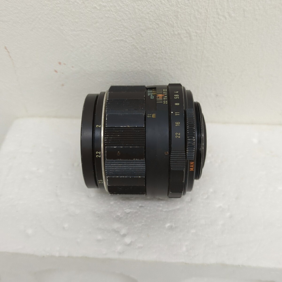 Asahi PENTAX Super Macro Takumar F4 50mm 前後カメラキャップ付き 単焦点レンズ_画像3