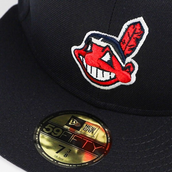 3495 MLB Cleveland Indians クリーブランド インディアンス 野球帽子 NEWERA ニューエラ キャップ_画像3
