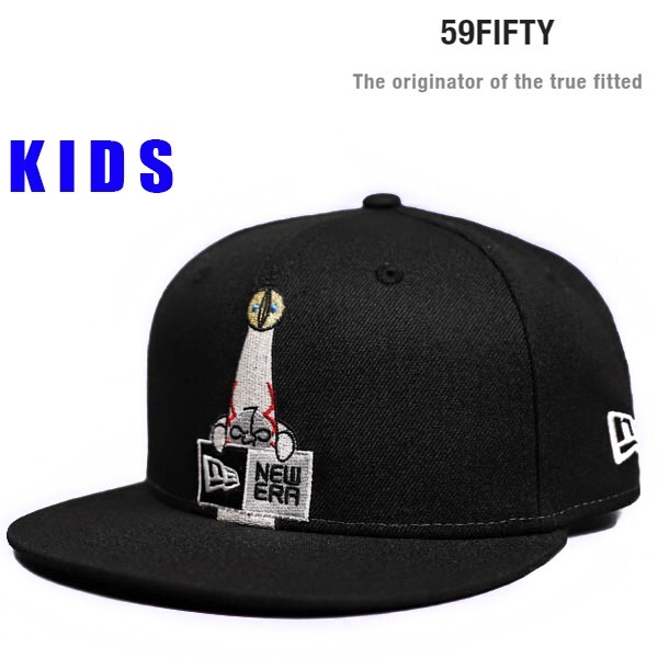 1306 Taro Okamoto 岡本太郎 太陽の塔 ボックスロゴ ブラック 59FIFTY NEWERA ニューエラ 帽子 キャップ_画像1