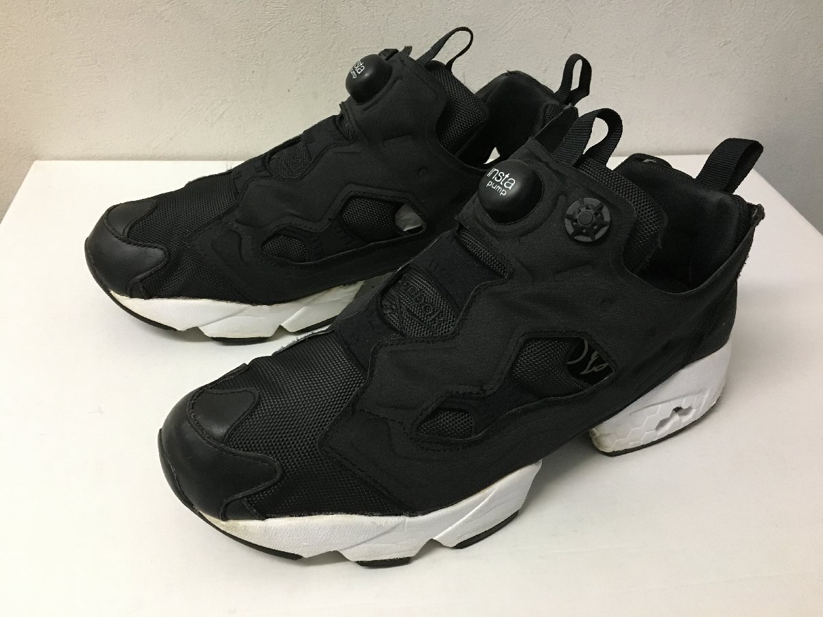 ◆Reebok リーボック 美品 INSTAPUMP FURY OG/インスタポンプ フューリー オリジナル V65750 黒白 27cm サイズ9の画像1