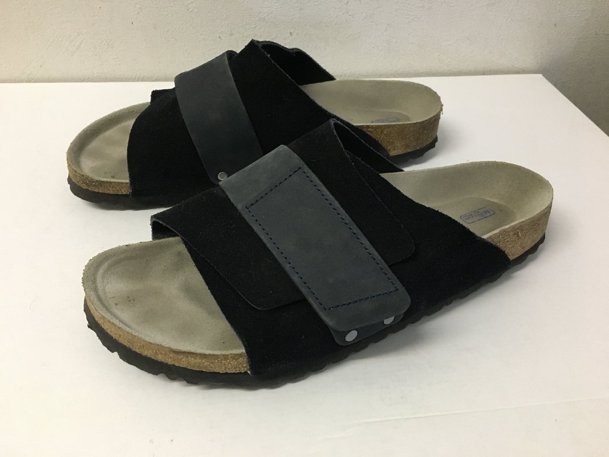 ◆BIRKENSTOCK ビルケンシュトック KYOTO ストラップ サンダル 黒 サイズ42 キョウト サンダル 美品_画像1