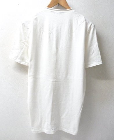 ◆ato アトウ カットオフデザイン Vネック Tシャツ 白 サイズ48_画像3