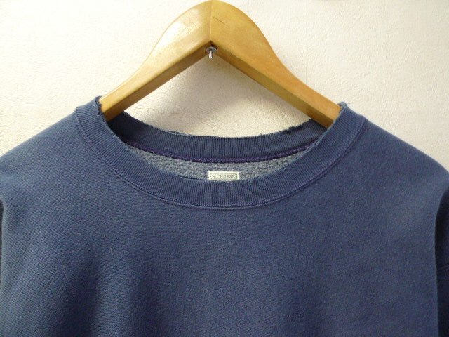 *A.PRESSEa pre se22ss Vintage Washed Sweat Shirt Vintage обработка тренировочный 22AP-05-02M размер 3 популярный NAVY прекрасный 