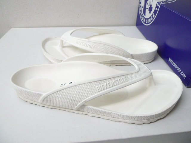 ◆国内正規 BIRKENSTOCK ビルケンシュトック Honolulu EVA ホノルル エバ サンダル 白 サイズ42 箱完備_画像3