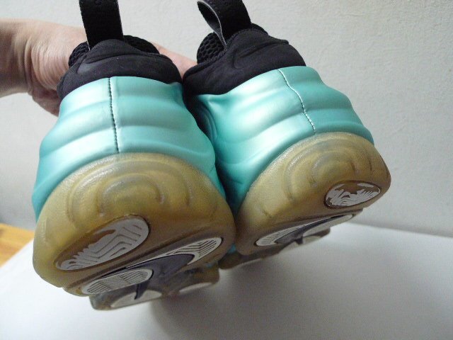 ◆Nike Air Foamposite Pro Island Green フォームポジット ナイキ　スニーカー US10.5 28.5 624041-303 キズスレあり_画像5