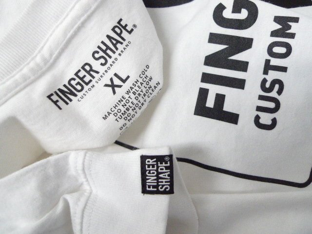 ◆◆rough and ragged FINGER SHAPE XL 美品 フィンガーシェイプ 長袖　ロンT Tシャツ サイズXL_画像4