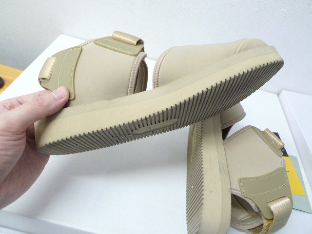 ◆SUICOKE BITA-V スイコック 足袋デザイン サンダル ベージュ サイズ9　27cm 箱完備_画像6