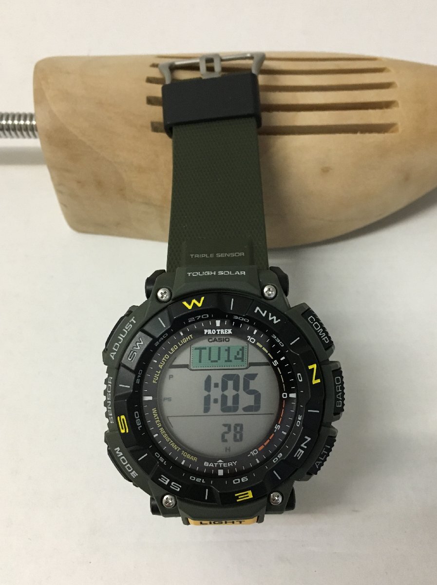 ◆CASIO カシオ PRO TREK プロトレック 時計 50mm PRG-340 美品　稼働品_画像1