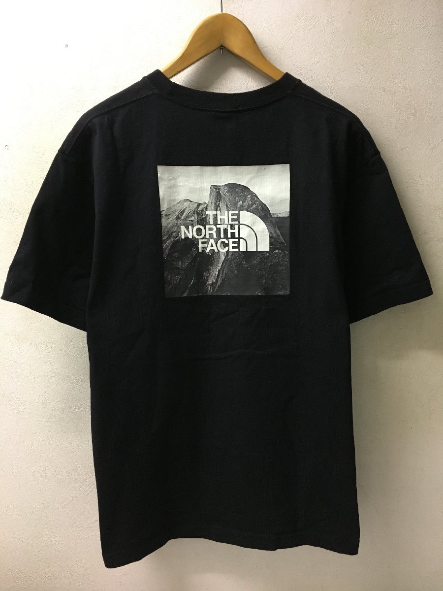 ◆国内正規 ノースフェイス XL マウンテン フォト S/S Pictured Square Logo Teeロゴ Tシャツ 黒 サイズXL NT32036_画像1