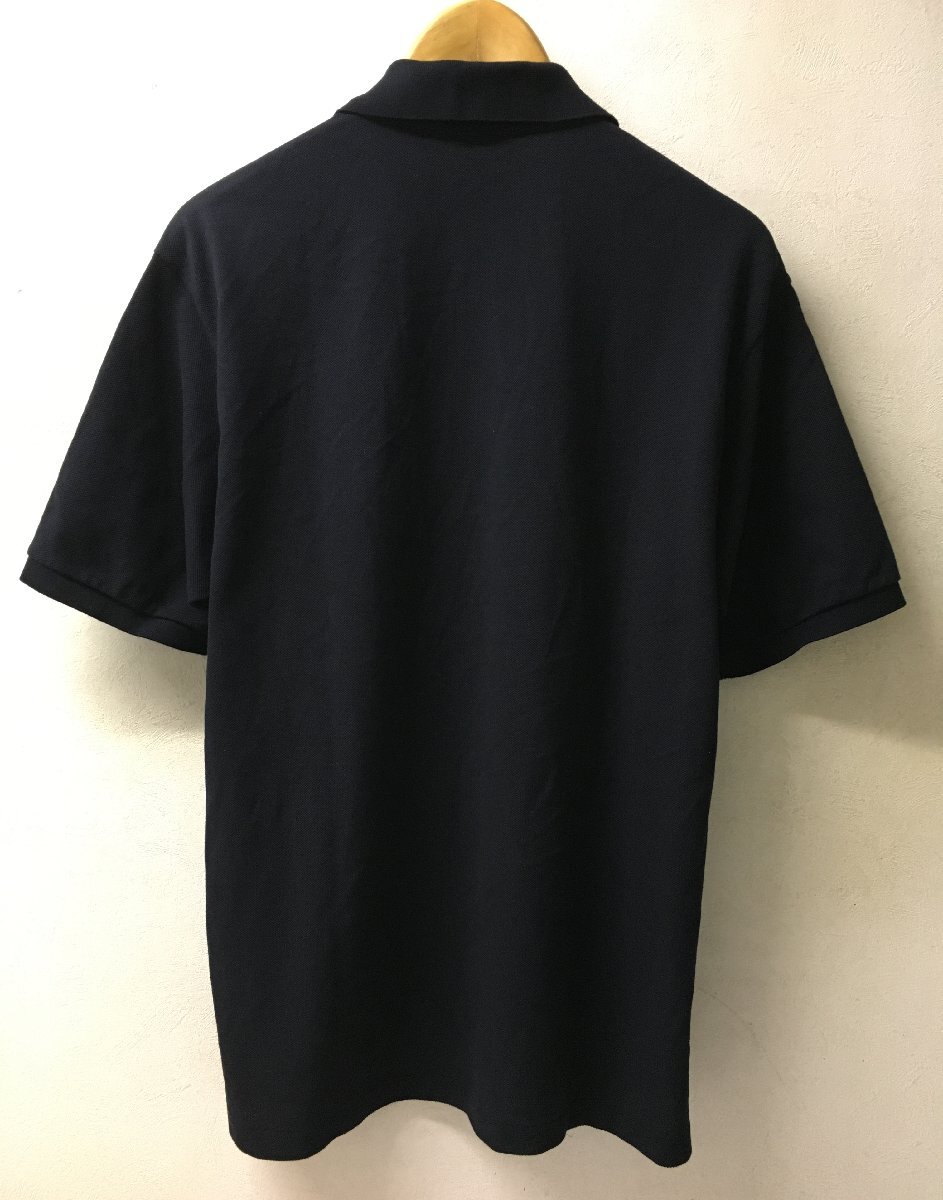 ◆AURALEE オーラリー 美 Super Fine Cotton Pique Big Polo A23SP01SK 鹿の子 ビッグ ポロシャツ 黒 サイズ4_画像2